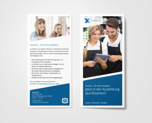 xmentors-Flyer »Azubi Verkauf«