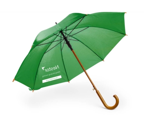 Regenschirme mit Holzgriff
